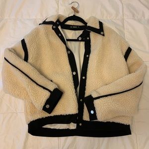 SHEIN sherpa coat
